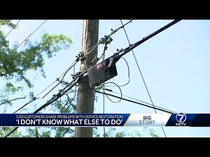 Cox customers share problems with service restoration