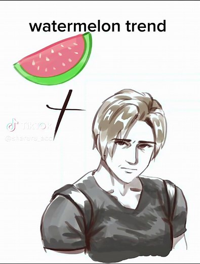 Cool Watermelon Art Inspired by Leon Kennedy