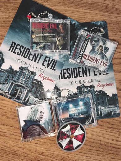 Resident Evil Requiem Ps1–inspired Mini CD Case Keychain - Etsy