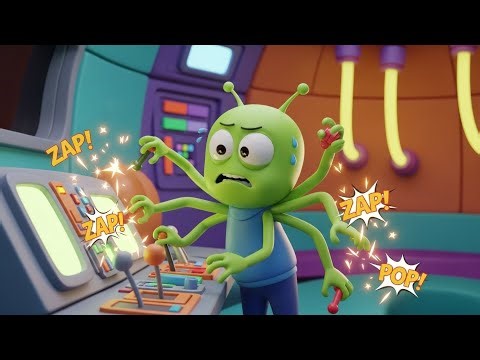 Among Us Sneaky Alien Fell in the Vent 🌬️ | Funny Toddler Song | Kids Rhymes