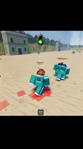 Thanos in squad game challenge #roblox #shorts
