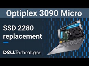 Dell Optiplex 3090 Micro | How to replace the 2280 solid state drive (SSD)