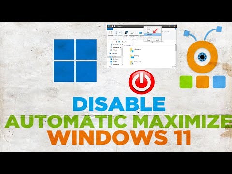 How to Disable Automatic Maximize while Dragging a Window in Windows 11