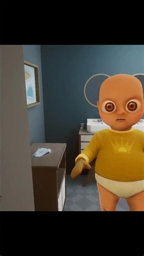 This Baby Is PURE CHAOS! 🤣 | The Baby in Yellow #shorts