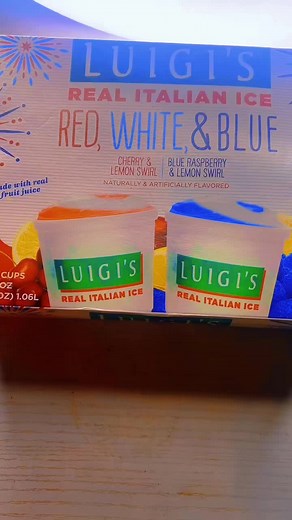 Trying Real Italian Ice at Luigi's: Cherry, Lemon, Blue Raspberry Flavors