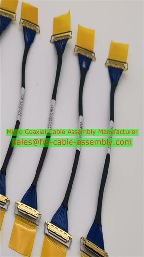 Custom 30pin 40pin Connector Micro Coaxial 20454 20410 Micro Coaxial Lvds Cable
