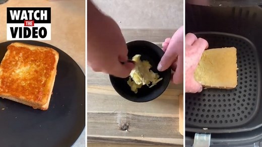 Man sends toastie fans wild with Airfryer recipe