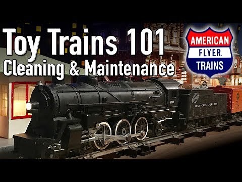 Toy Trains 101 American Flyer Maintenance and Cleaning How To Postwar