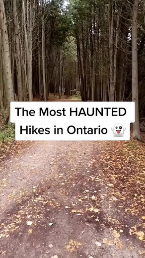 These are the most haunted hiking trails in Ontario! Would you dare to go for a hike through these haunted forests? #ontariohiking #haunted #ontariocanada #ontariofinds #ontariogems #Halloween #ghostly #hauntedplaces #spookyseason