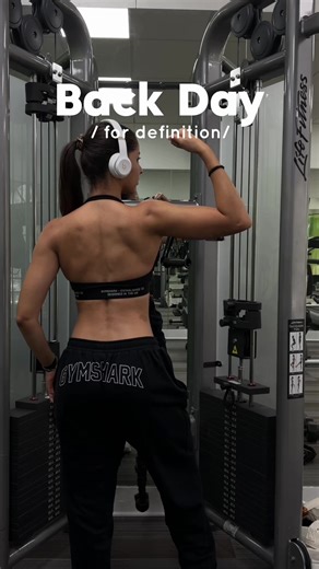 Easy back day for defining the little muscles we sometimes forget! #backday #backdayworkout #backdayroutine #gymshark66 @Gymshark