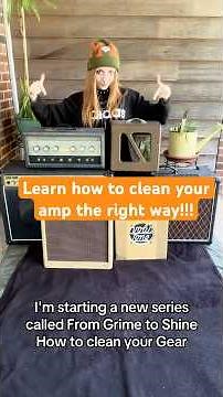 Learn how to clean your amp the right way!!! | #amp #guitarcare #amplifier #amplife #guitarist