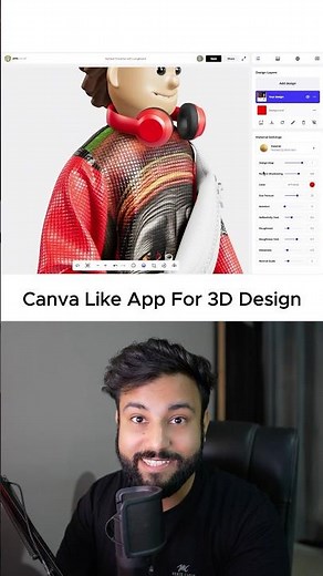 How to do 3D Design Easily like using Canva #ai