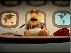 Muppet News Flash - Reporters Blowing Up