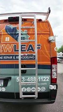Complete Commercial Van Buildout | Shelving, Ladder Racks & Bed Liner