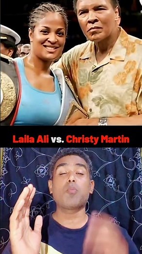 Boxing Queen Laila Ali DESTROYED Christy Martin 😱🥊 #boxing #ufc #mma #shorts