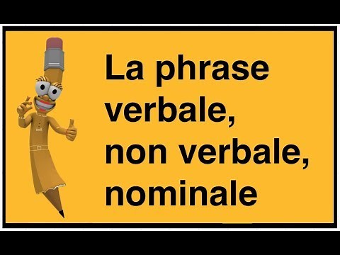 The verbal, non-verbal, nominal phrase