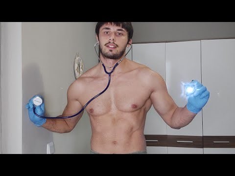 ASMR Fastest Shirtless Cranial Nerve Exam Ever | 1-MINUTE ASMR