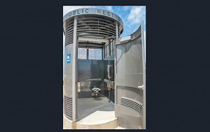 Fancy new public restrooms opening along the Galveston Seawall