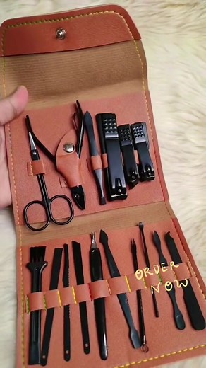 Premium 16 pcs nail kit available. Order now #stylishspectrum #manicure