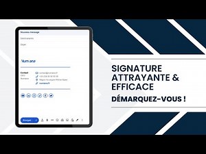Créer une signature mail professionnelle en quelques minutes