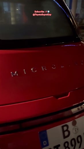 What is this Car?! A Microlino? 🫢 #cartok #germany #italian #cars #shorts