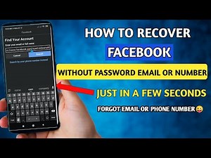 How To Recover Facebook Account Without Email or Phone Number | Step-by-Step Guide