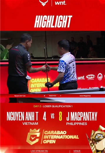 J. Magpantay Wins Title at Carabao Billiards Tournament