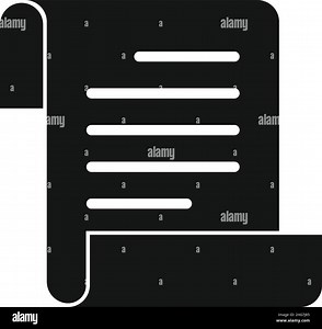 Paper scenario icon simple vector. Storyboard film. Video ui Stock Vector Image & Art - Alamy