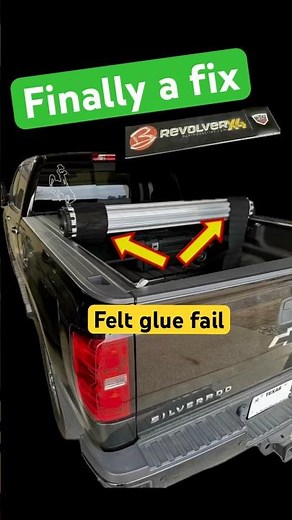 Felt fix: BAK Industries Revolver tonneau cover