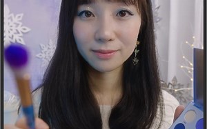 latte ASMR 冬季节日彩妆脸部彩绘 220302
