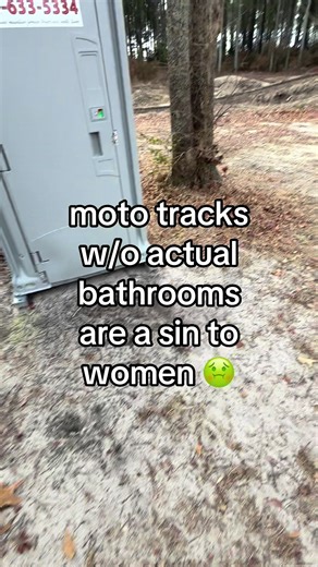 The Struggles of Women and Portable Toilets in Motocross