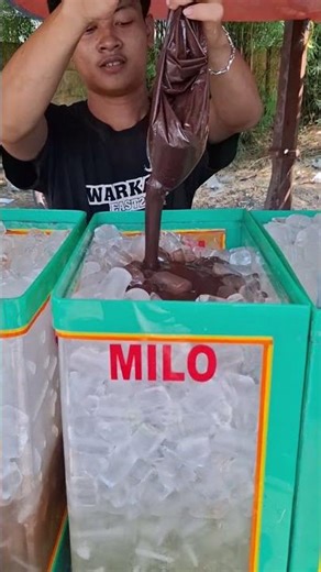 es milo kentel #streetfood #jajananviral #food