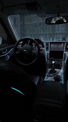 Single color start up, not forced to a rainbow animation anymore. #q50 #infiniti #leds