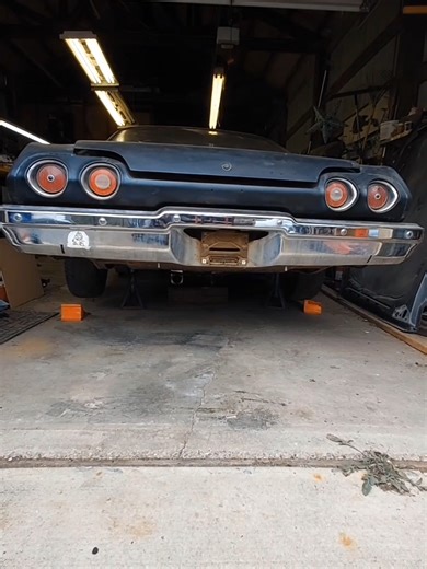 Sweet rear end view 1973 SS454 Chevelle #fyp #car #classic #muscle #Running