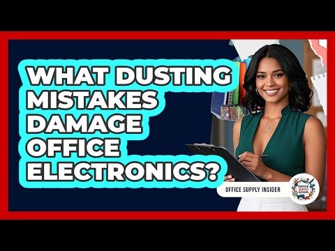 What Dusting Mistakes Damage Office Electronics?