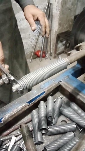 Making Tension taper spring on machine#dyi#Short