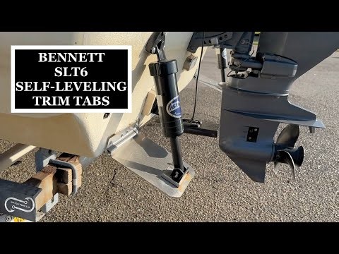 INSTALL AND WATER TEST BENNETT SLT6 SELF LEVELING TRIM TAB SYSTEM ON J16 CAROLINA SKIFF BOAT