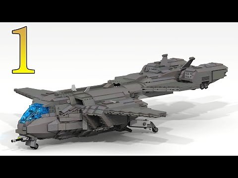 INSTRUCTIONS: Lego HALO Pelican Dropship (PART 1)