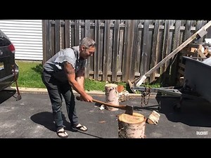 WOW! Hard Splitting Firewood. What Kind of Birch is this?