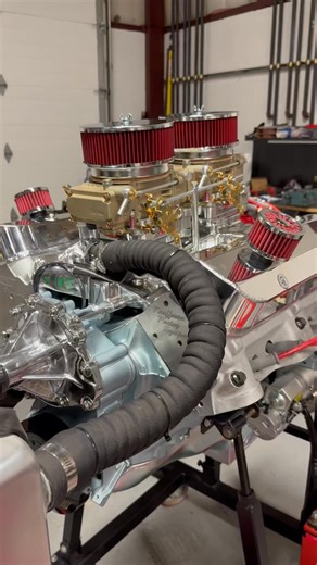 Check out the PRW Valve Covers, Polished Aluminum high volume water pump and SFI certified damper on this 512 CI Pontiac! PontiacSpeedShop.com High Performance Injuns | High Performance Injuns