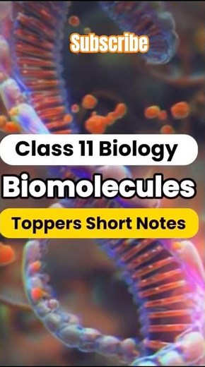 biomolecules.. ll class 11 biology notes/ one shot revision notes #class11th