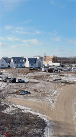 Hendel Homes on Instagram: "Capturing the updates after installing the towering fireplaces! With the structure framing now coming into place, the scale and impact of these features are truly coming into focus. Custom Builder: Hendel Homes Architect: @pka.arch Architect: @northarrowarch Interior Design: @codiedonahue Landscape Design: @topollc . . . . . . #minnesotahome #newhome #homeconstruction #houseframing #customhome #homebuild #homebuilder #homedesign #hendelhomes #mnbuilder"