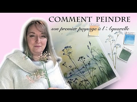Comment peindre son premier paysage à l’aquarelle