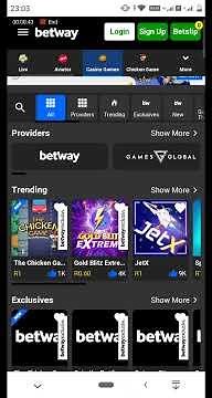 how to register or login on betway website