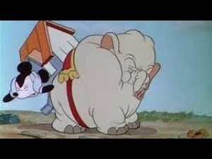 Mickey Meets a Baby Elephant! | “Mickey’s Elephant” (1936) | Classic Disney Cartoon