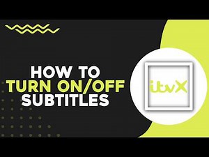 How To Turn On Off Subtitles On ITVX (Quick Tutorial)