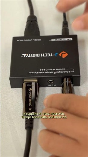 Check out the 4K 60Hz HDMI Audio Extractor (JTD-322)⚡