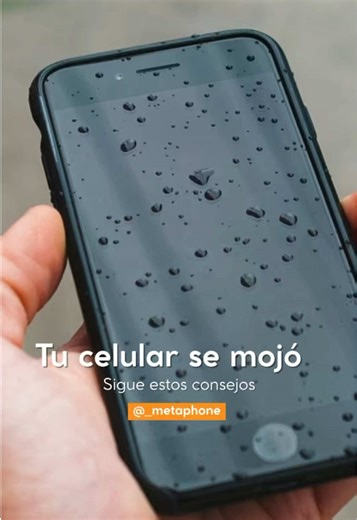 #ServicioTénico | 📲💦Si tu celular se mojó, esto es importante. Escucha a nuestro técnico. 👇🏼 #metaphone #manta #celulares #tecnologia