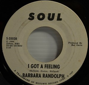 Barbara Randolph - I Got A Feeling