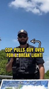 1M views · 10K reactions | Cop Pulls Over For A Break Light, And Takes It TOO Far! | John H. Bryan, Attorney at Law | Facebook
